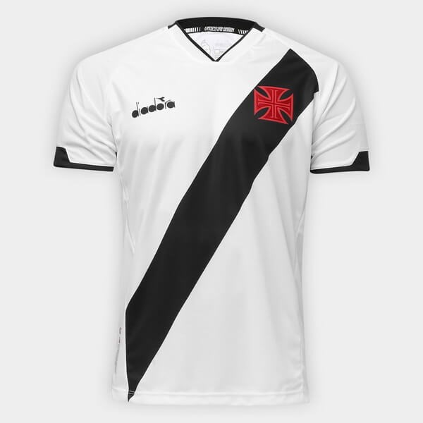 Thailande Maillot Football Vasco da Gama Diadora Exterieur 2020-21 Blanc